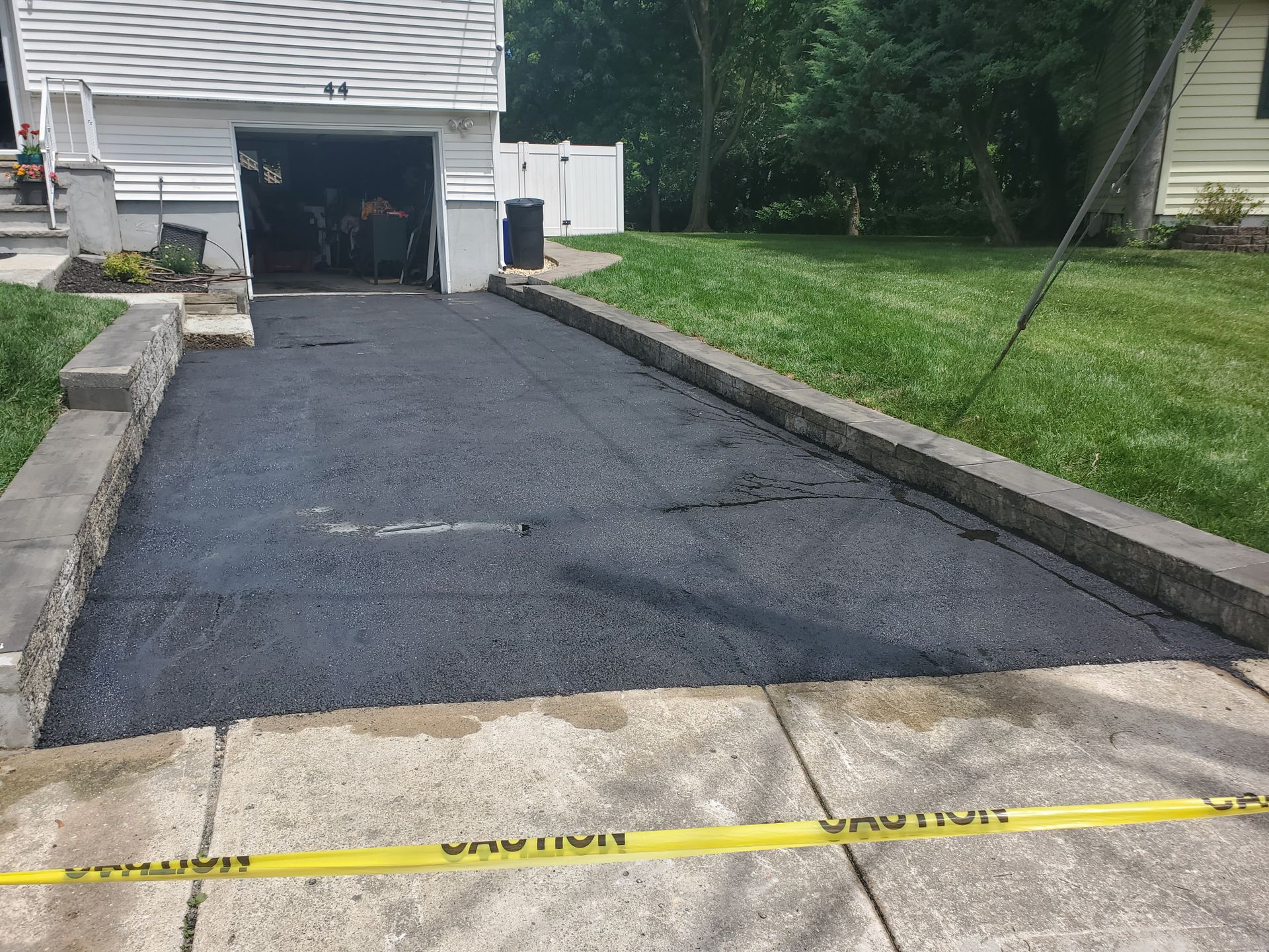 Asphalt driveway