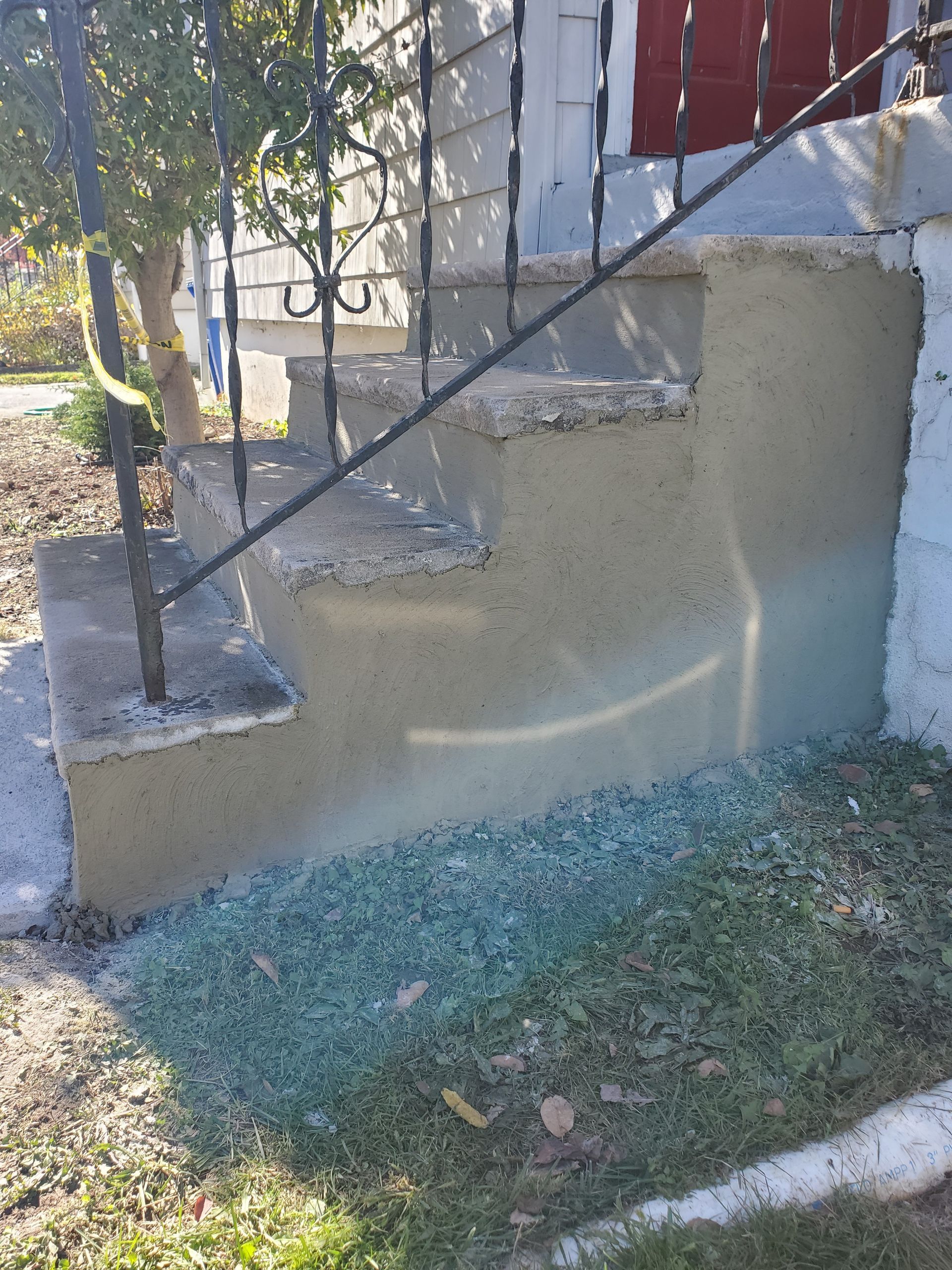 Concrete stairs