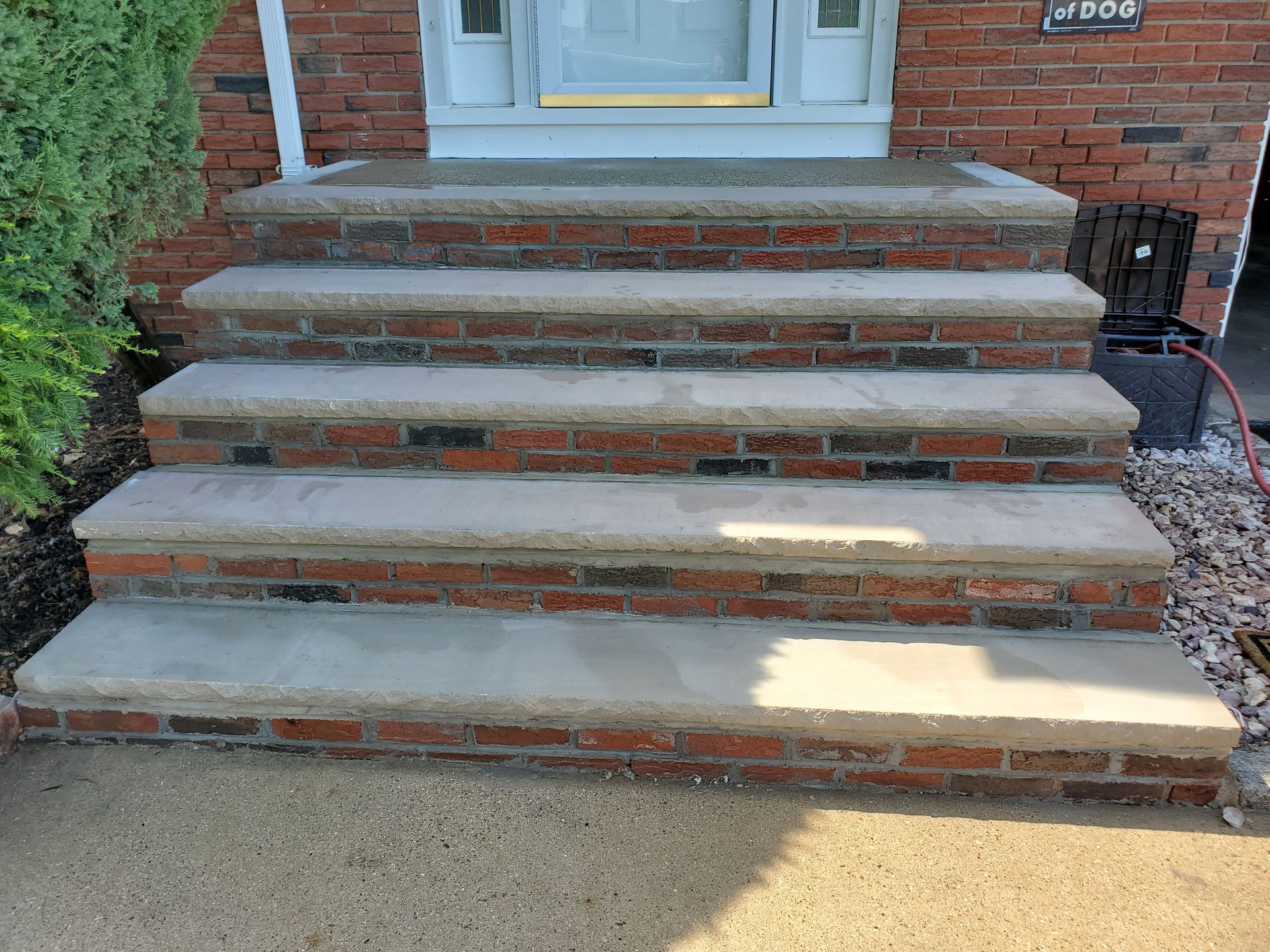 Concrete stairs