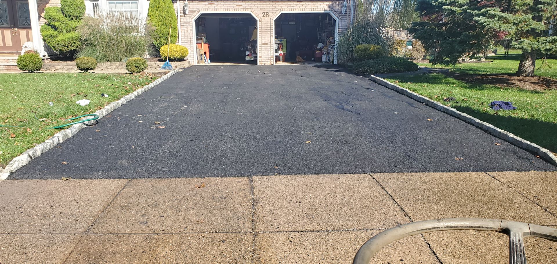 Asphalt driveway