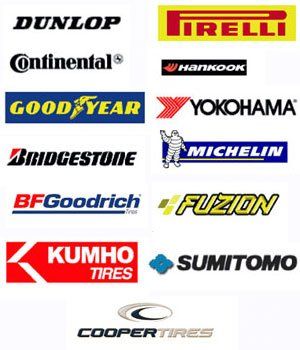 Multiple company brand logos