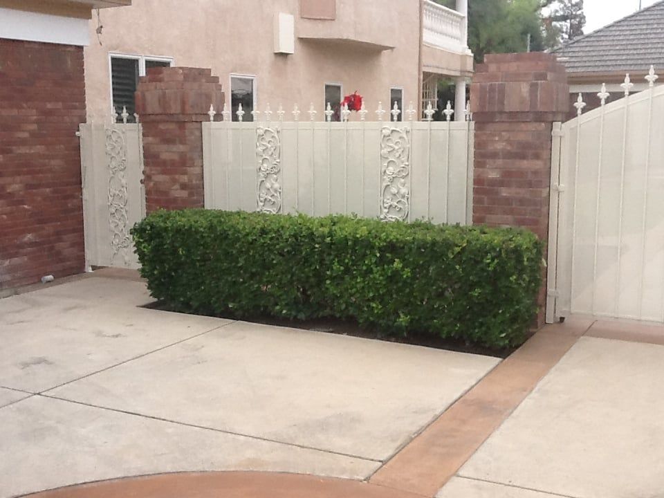 Wrought iron gate