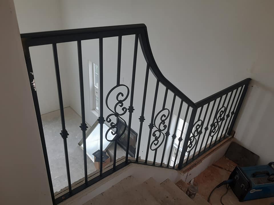Wrought iron handrail