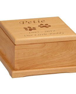 Wooden box engraving