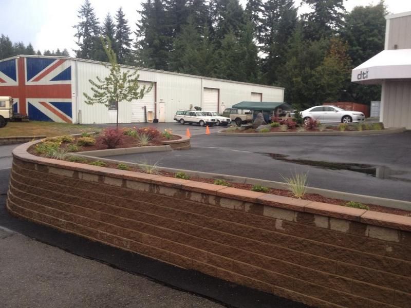 A building with a british flag on the side of it