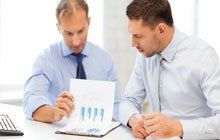 Person discussing the project price