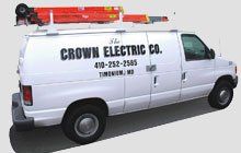 Crown Electric company van