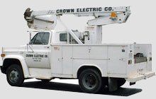 Crown Electric company truck