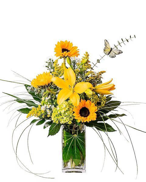 Taking Flight floral arrangement