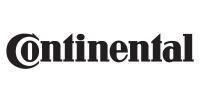 The black Continental logo consisting of the stylized letter C connected to the word Continental.
