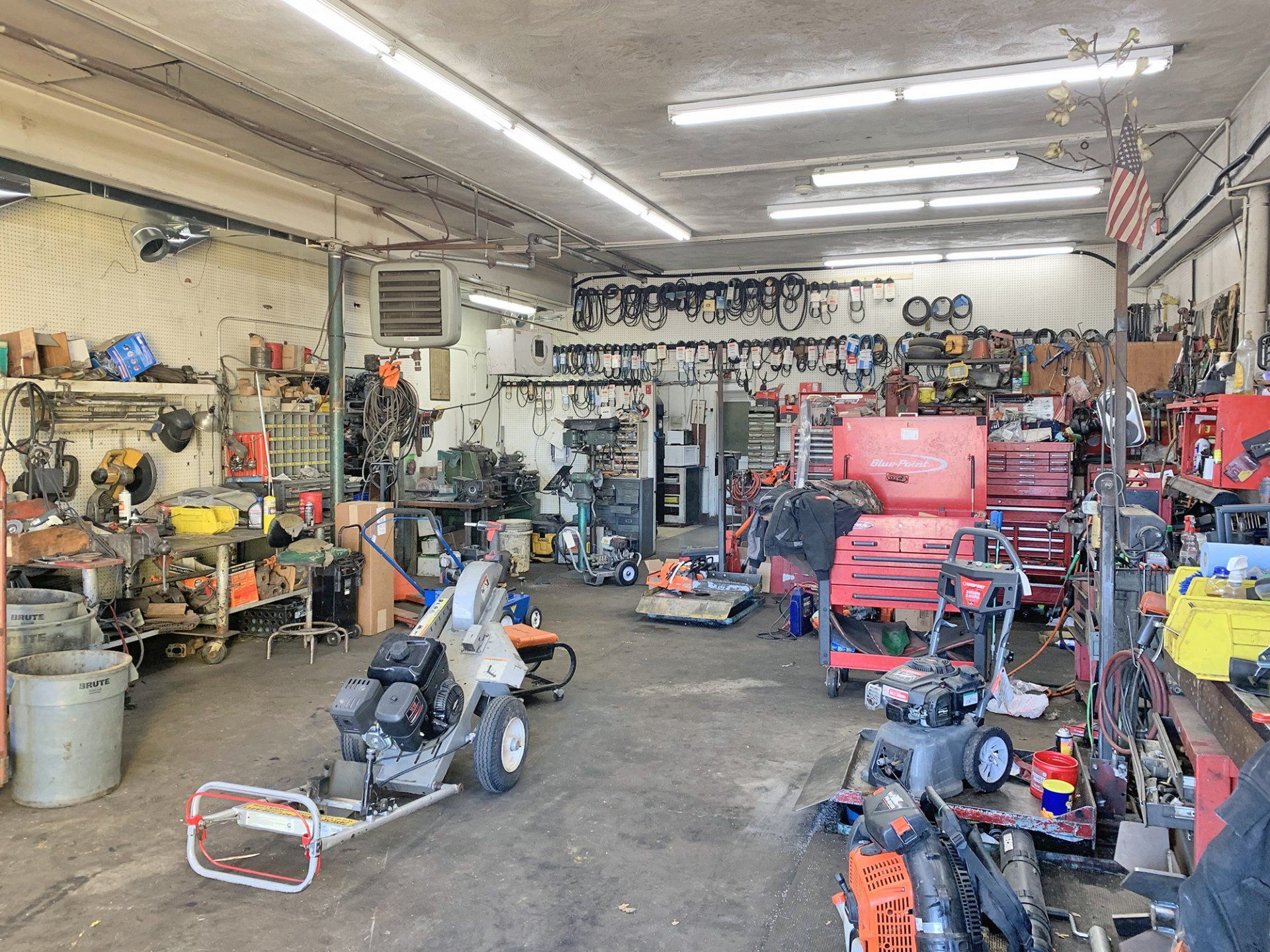 Variety of hand tools and equipment