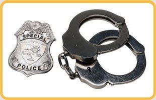 Badge and Handcuffs