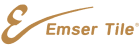 A logo for emser tile is shown on a white background.