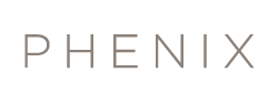 A logo for phenix is shown on a white background.