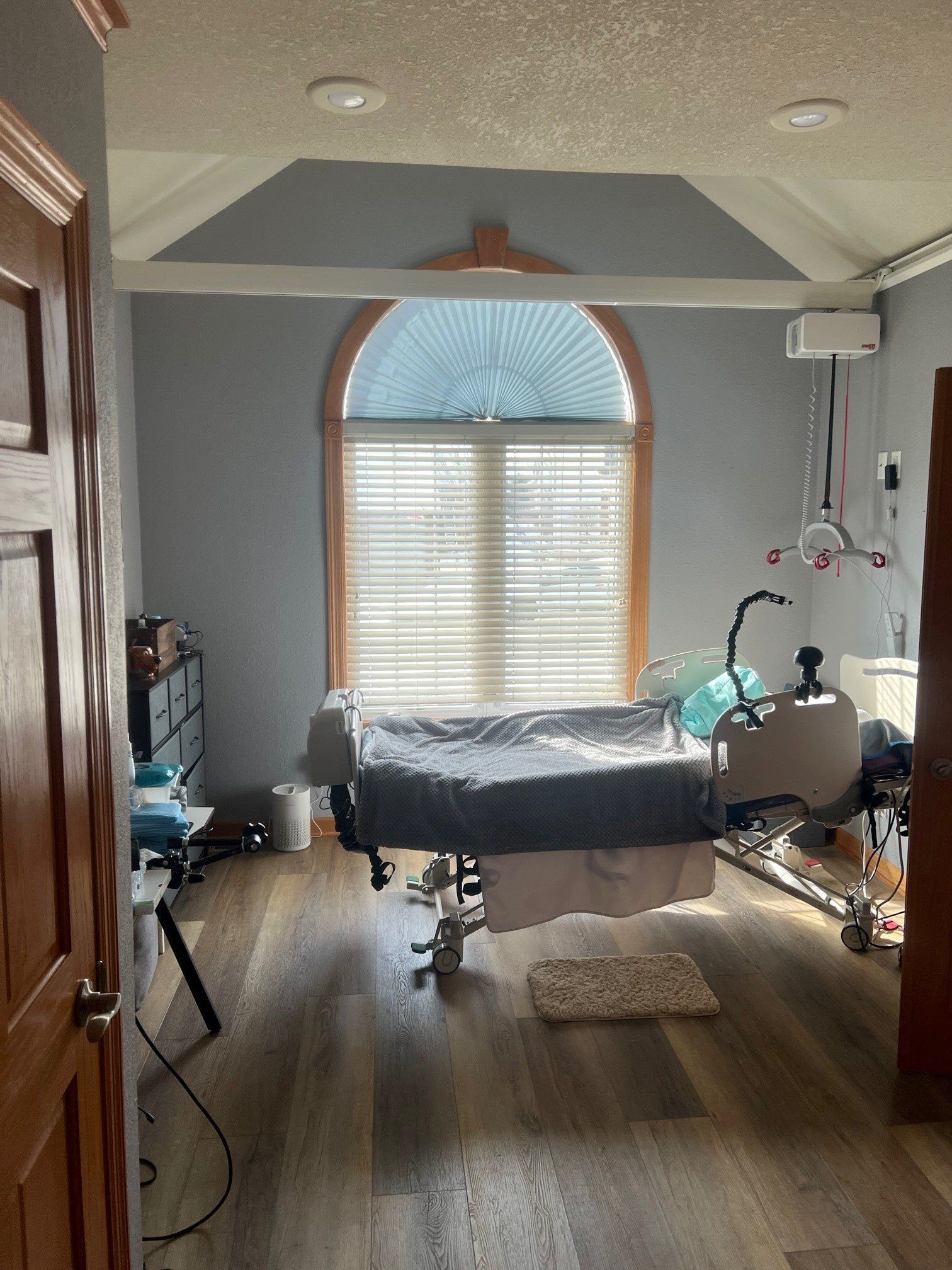 Ceiling Lift at the Bedroom
