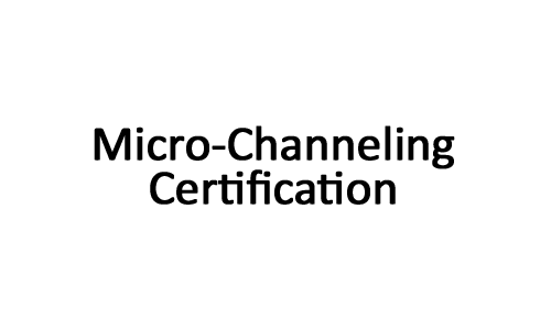 Micro-Channeling Certification logo