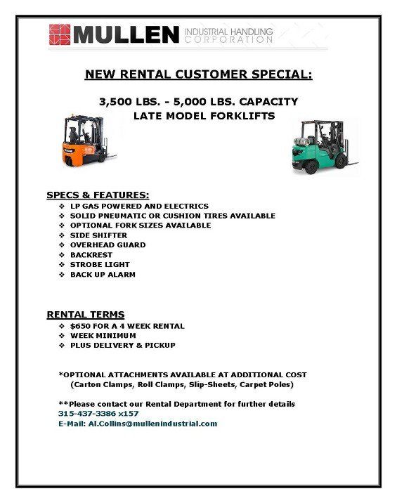 Forklift Rentals Forklifts East Syracuse Ny