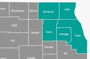 Ultimate Signs Service Area Map