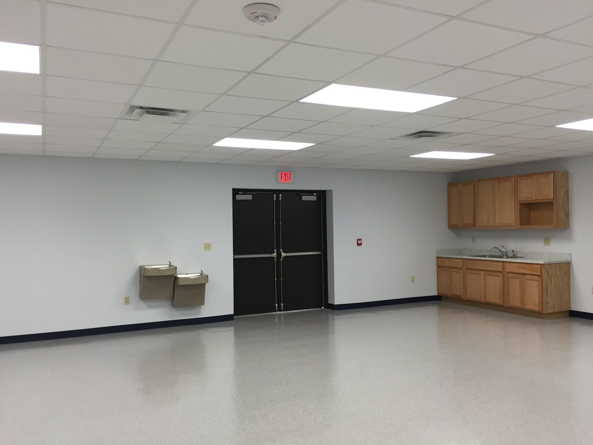 Interior of the building