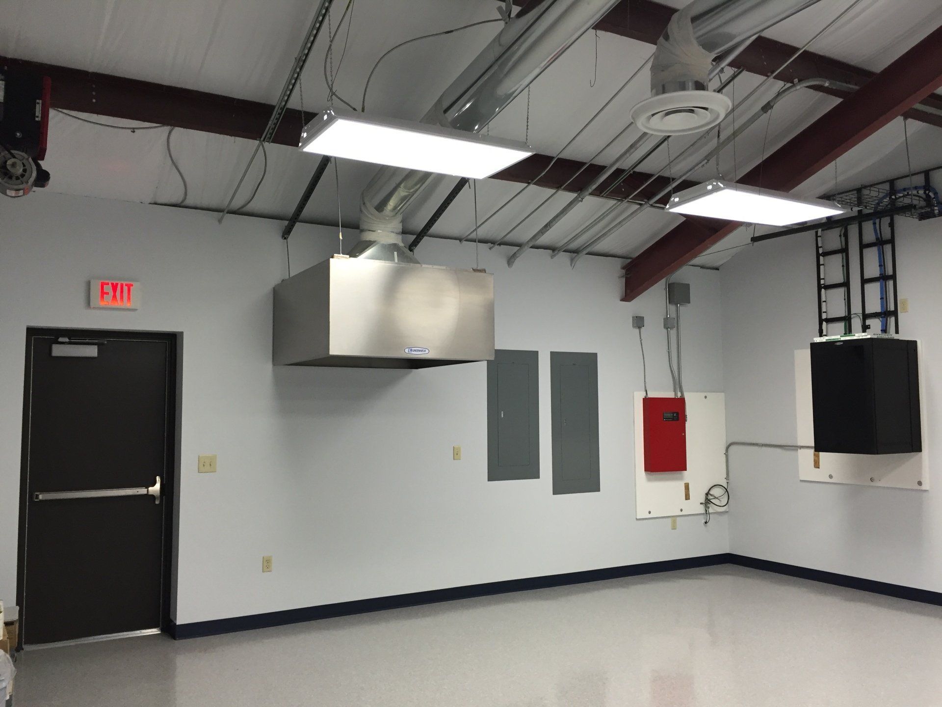 Interior of the building