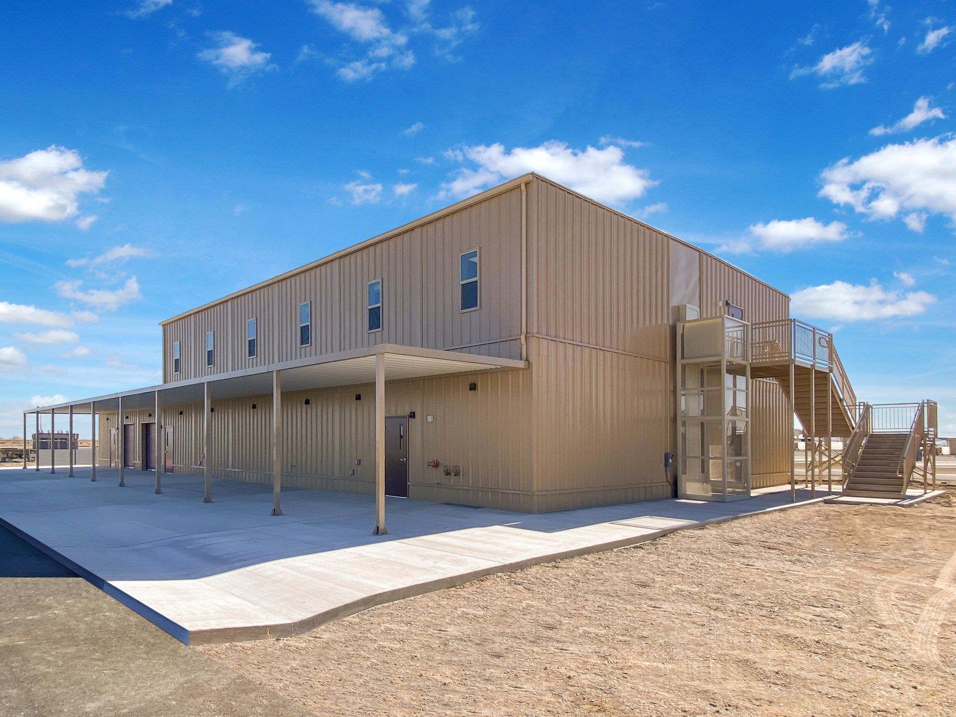 NAS Fallon - Modular Maintenance Shop and Office Building
