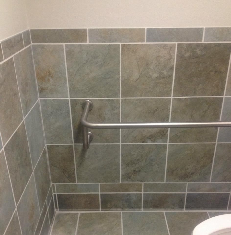 Bathroom remodel tiles