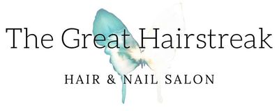 The Great Hairstreak Hair & Nail Salon Logo