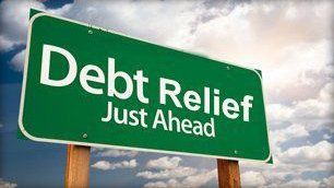 Debt relief signage