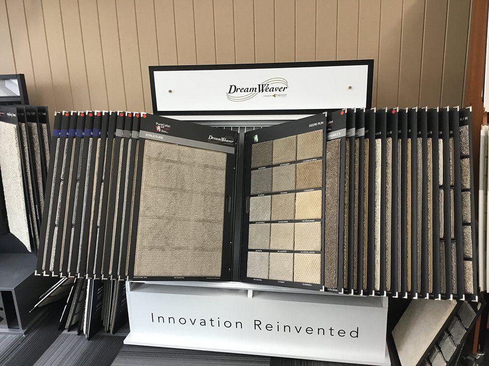 Hank's Quality Flooring products display