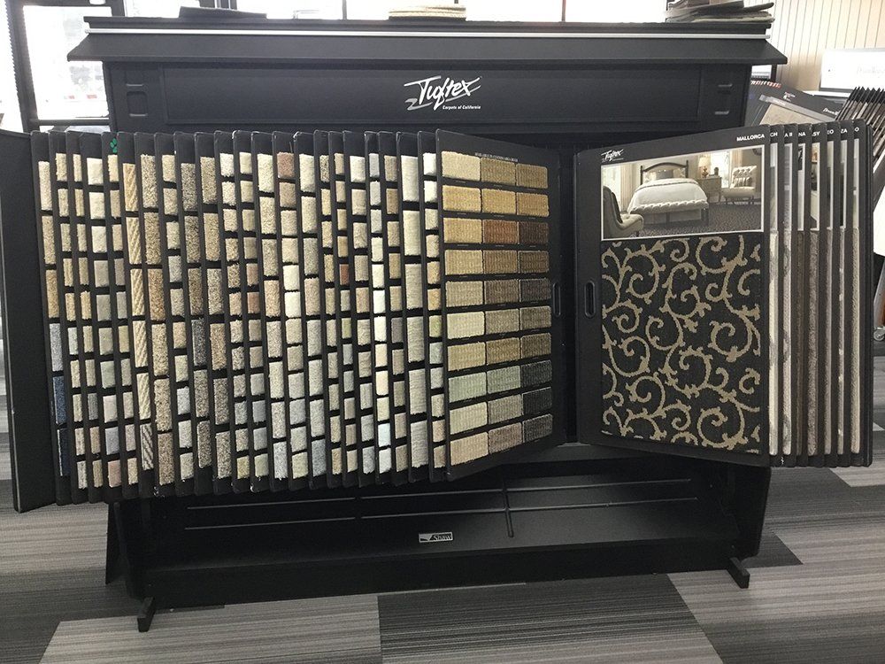 Hank's Quality Flooring products display