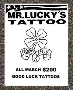 Tattoo Studio | Mr Lucky's Tattoo | San Antonio, TX