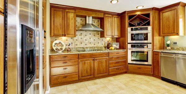 Kitchen cabinets