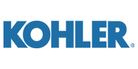 Kohler logo in blue text on a white background.