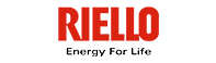 Red Riello company logo with the tagline Energy For Life in black text below.