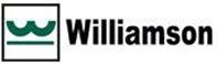 Logo featuring a square icon with a stylized dark green W above a line, followed by the text Williamson in black.