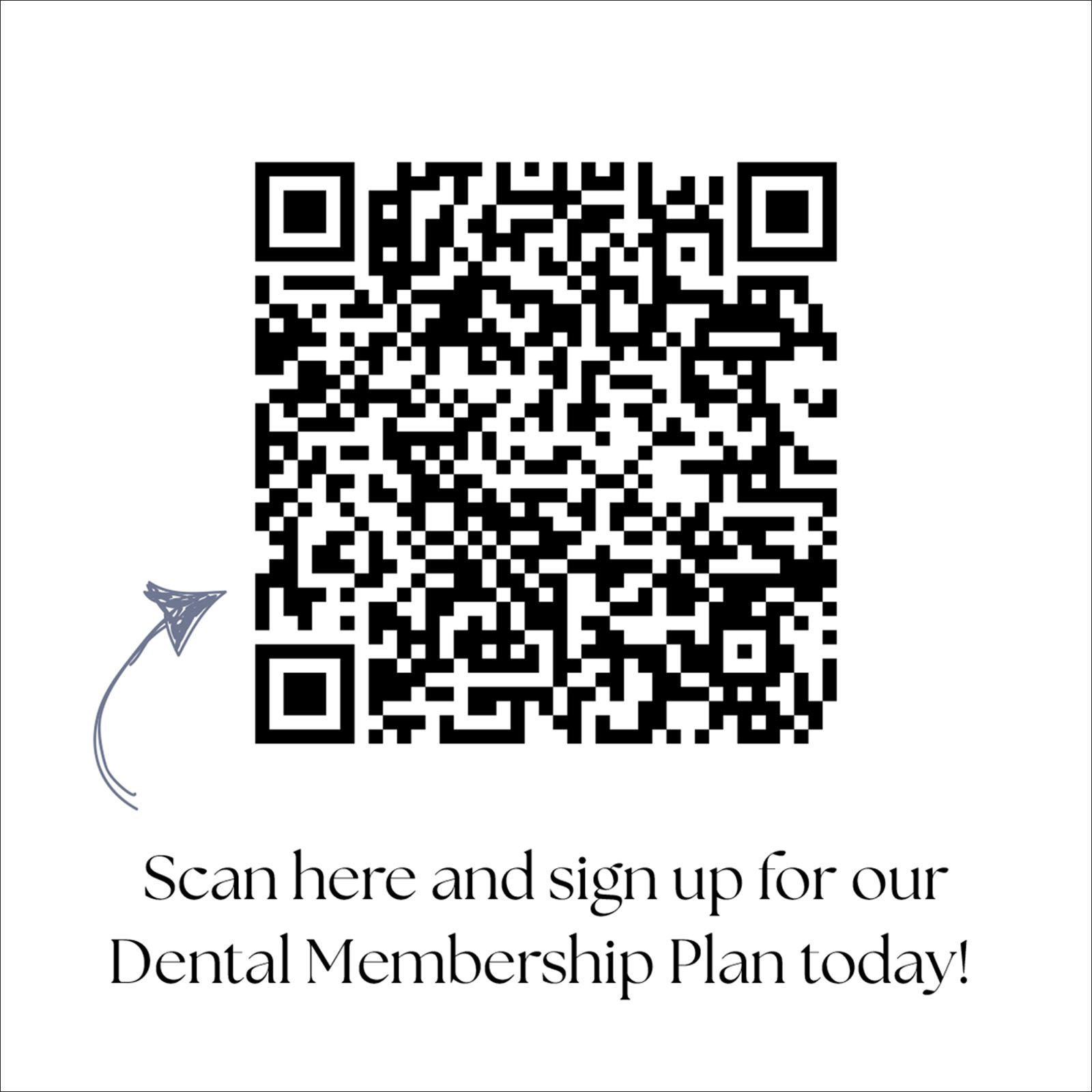 Mitchem Dental's Dental Membership Plan QR Code