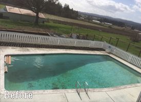 Pool Repair Before