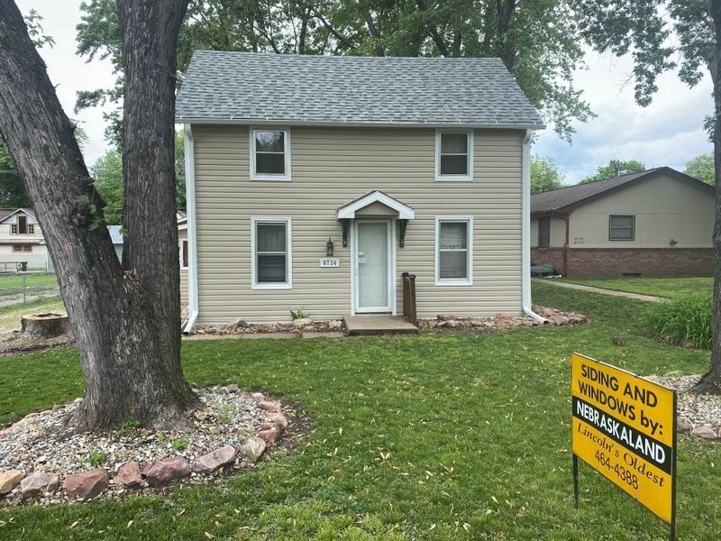 House with new siding