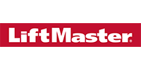 LiftMaster logo in white text on a red banner