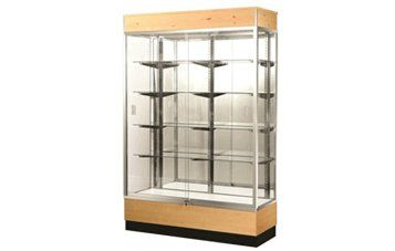 Wall Case with Base and Chrome