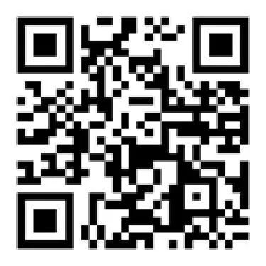 Black-and-white QR code on a white background