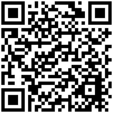 Black-and-white QR code on a white background