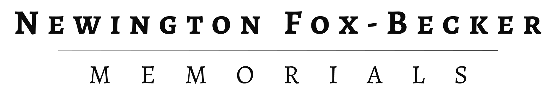 Newington Fox-Becker Memorials  logo