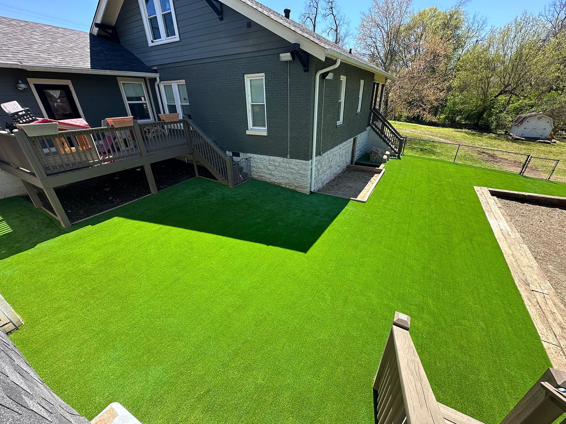 House with elevated porch