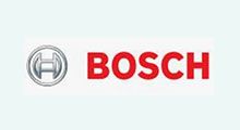 Bosch logo with red wordmark and gray circular emblem on a light background