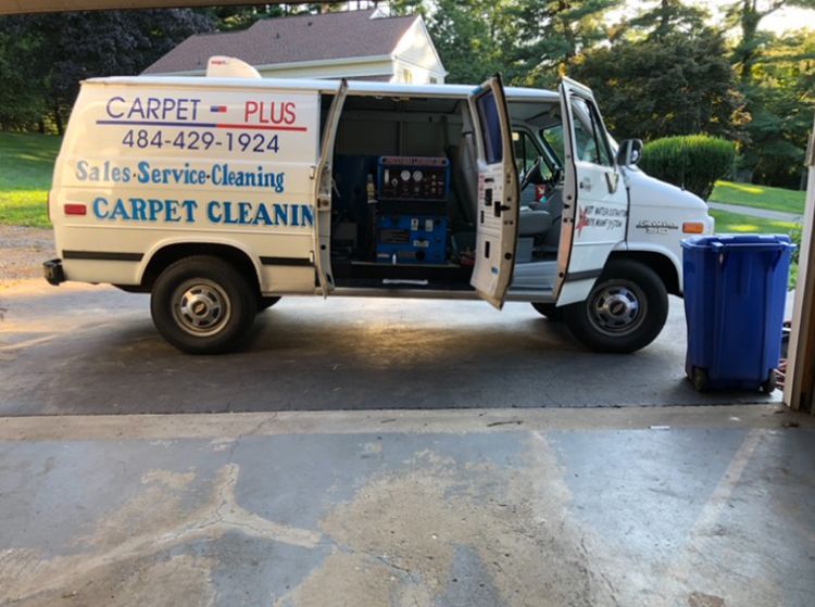 Carpet Plus Floors Carpet Cleaning's van