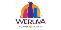 A logo for a company called weruva because he luvya.