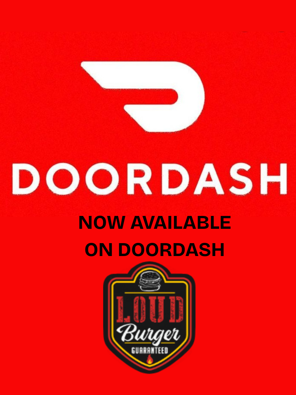 DOORDASH- Loud Burger Flyer
