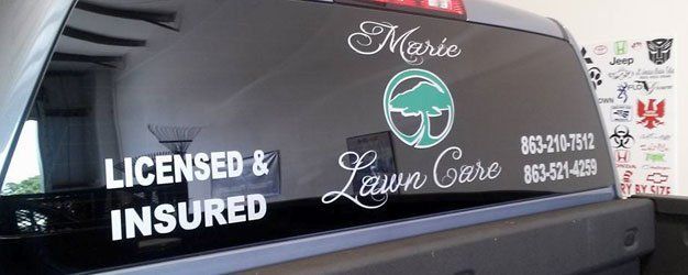 Custom Vehicle Lettering |  Lake Alfred, FL | Haines City, FL