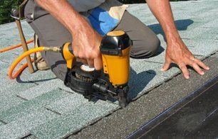 Residential house roof repair